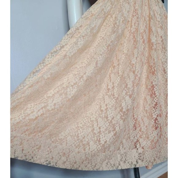 Vintage 1950s Lace Cocktail Dress US4P - Picture 7 of 11